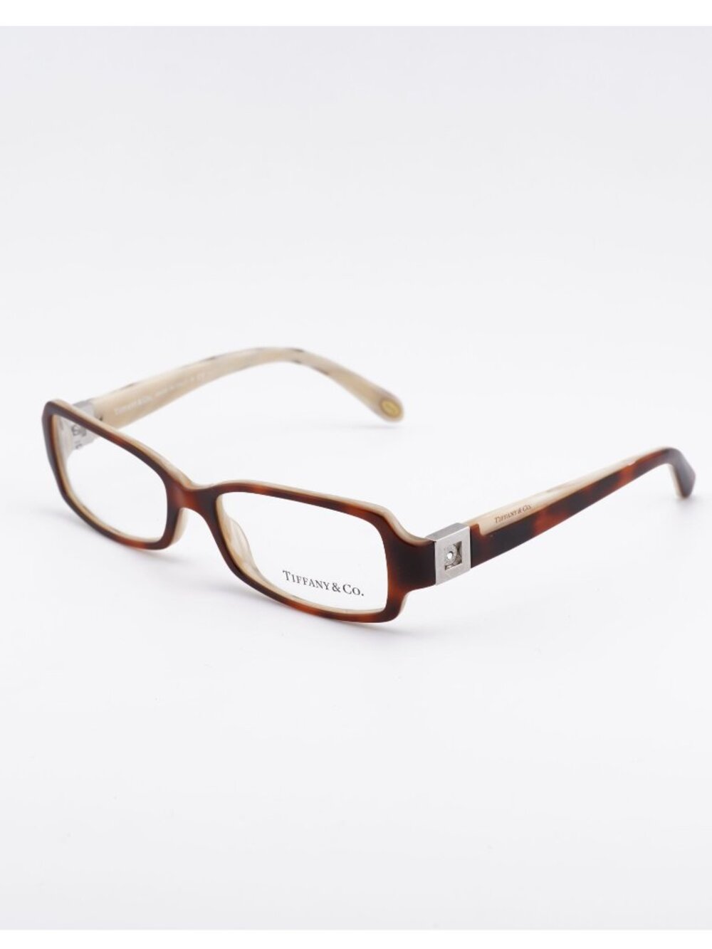 Tiffany & Co TF2032-B 8051 Eyeglasses Havana 52mm Rectangle